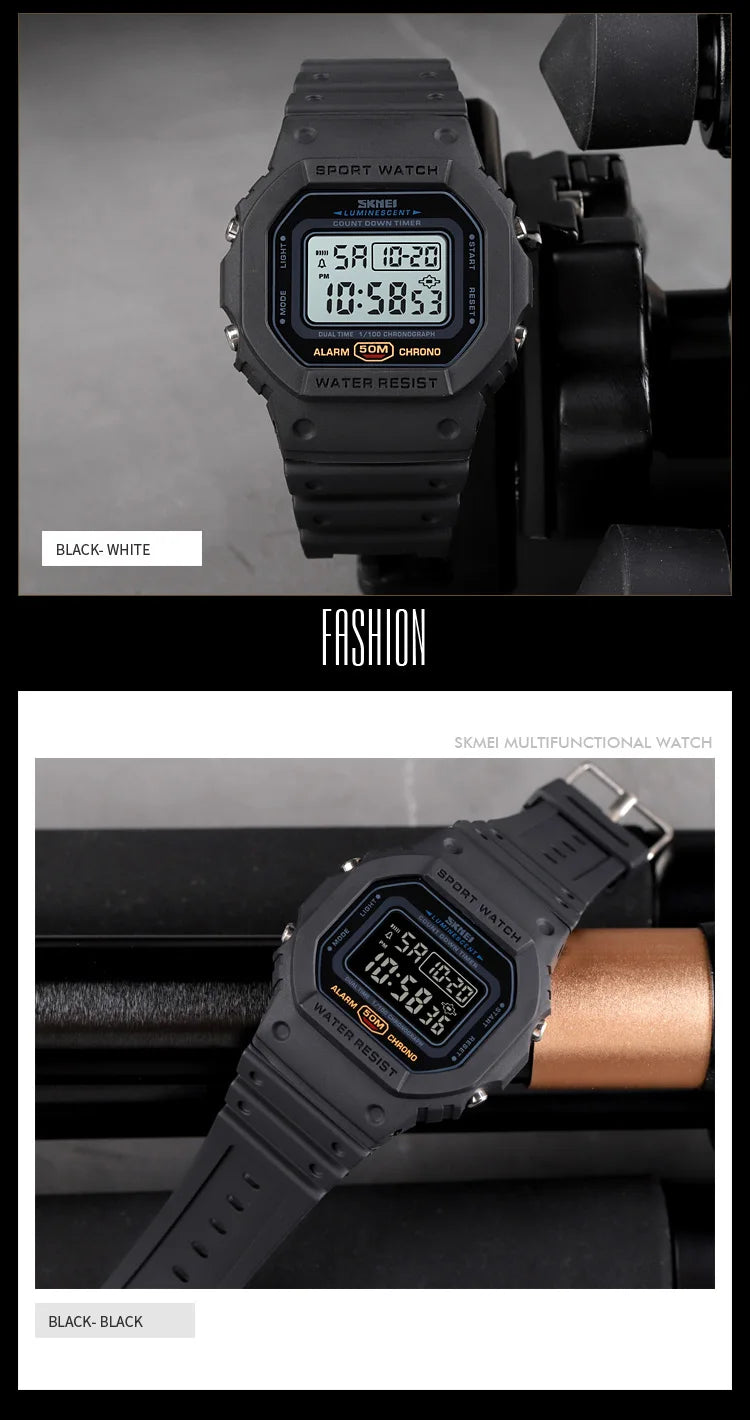 SKMEI 1628 Waterproof Military Digital Watch for Men - Smarsty