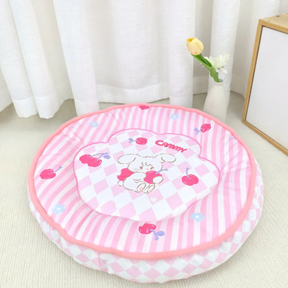 Round 50cm Reusable Pet Cooling Mat for Cats and Dogs - Smarsty
