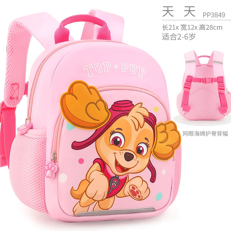 Kids Backpack Cartoon Chase And Skye For Preschoolers - Smarsty
