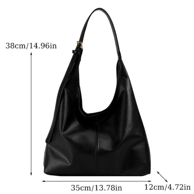 Large Tote Bag For Women Everyday Retro Simple Shoulder Bag - Smarsty