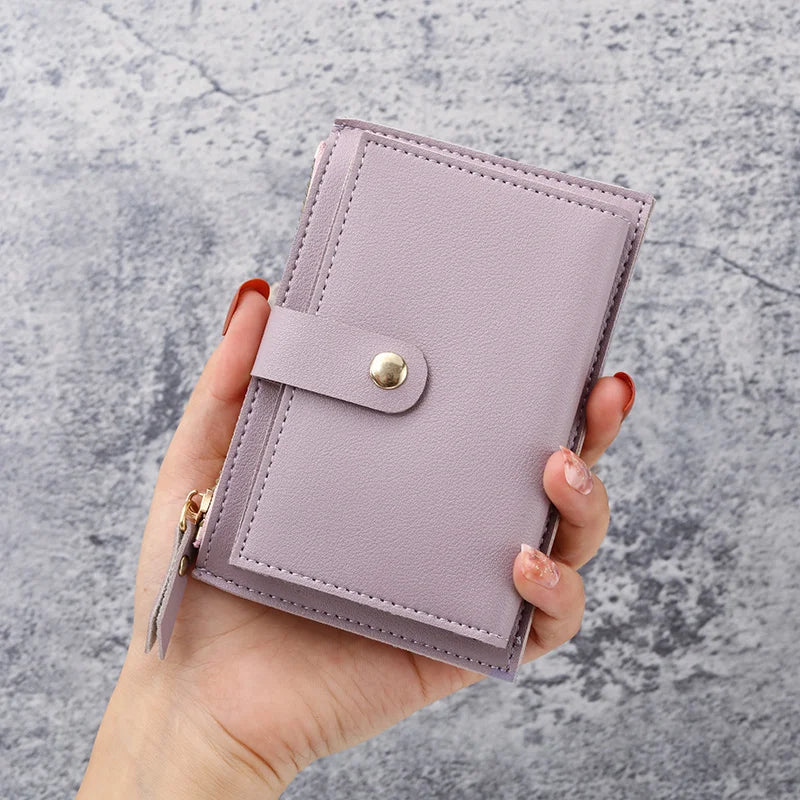 Wallet female ins students 2024 new wallet female ultra-thin card bag one small change bag clutch bag - Smarsty