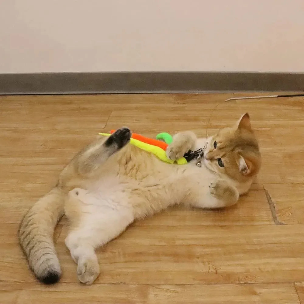 Interactive Cat Toy Wand Refills with Engaging Worms - Smarsty
