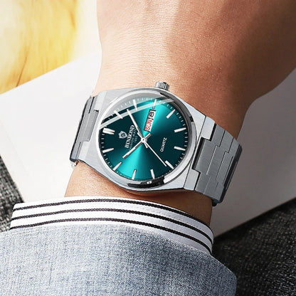 Luxury Waterproof Quartz Men's Watch with Luminous Features - Smarsty