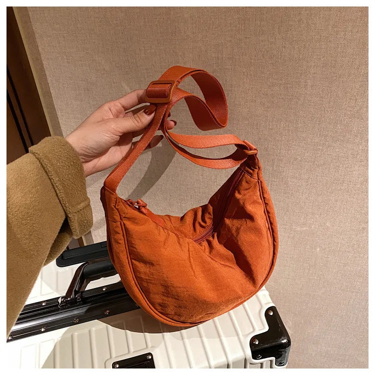 Casual Nylon Crossbody Bag for Women Large Capacity - Smarsty