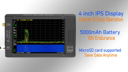 Zeenko ZS-407 Handheld Spectrum Analyzer with 4 Inch Display - Smarsty