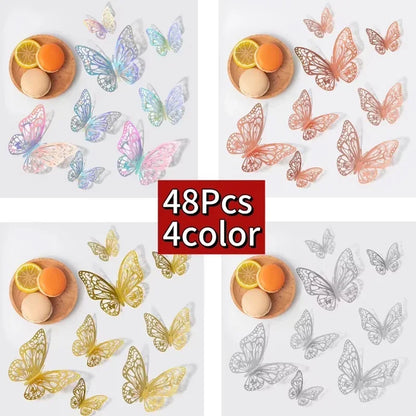 3D Butterfly Wall Stickers for Home Decor - Smarsty