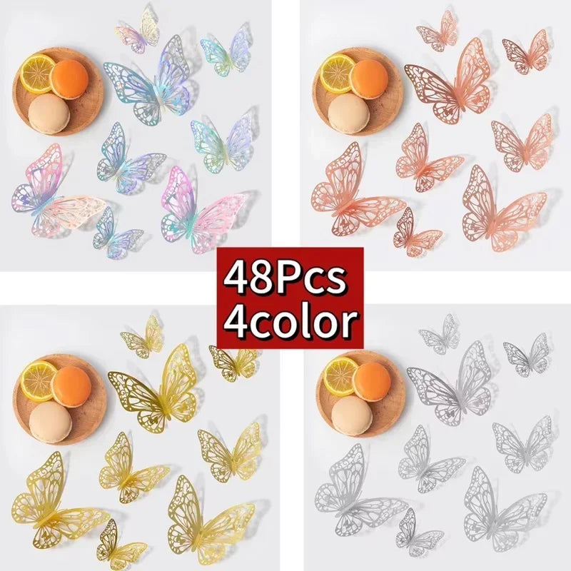3D Butterfly Wall Stickers for Home Decor - Smarsty