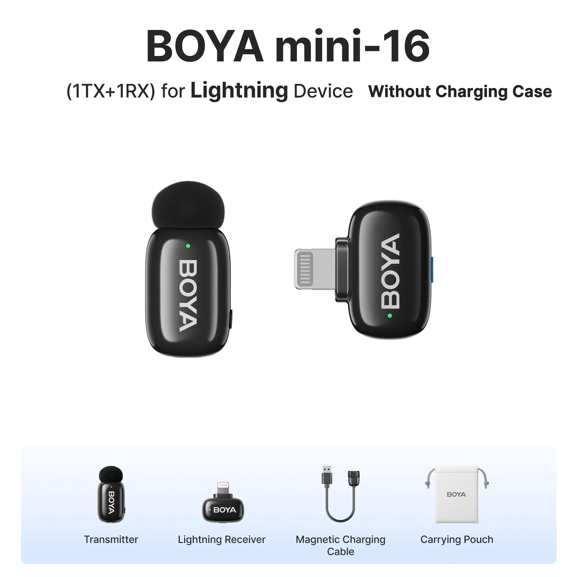 Boya Mini Wireless Lavalier Microphone for Mobile Recording - Smarsty