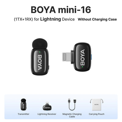 Boya Mini Wireless Lavalier Microphone for Mobile Recording - Smarsty