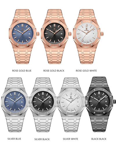Luxury Waterproof Quartz Wristwatch for Men - Smarsty