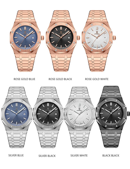 Luxury Waterproof Quartz Wristwatch for Men - Smarsty