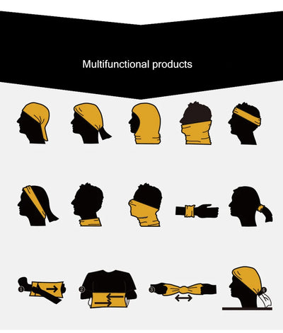 Outdoor Sport Bandana Military Tube Scarf Fishing Cycling Tactical Hiking Face Cover Neck Gaiter Half Mask Headband Men Women by Smarsty