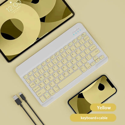 Magnetic Tablet Keyboard for Tablets Bluetooth Rechargeable