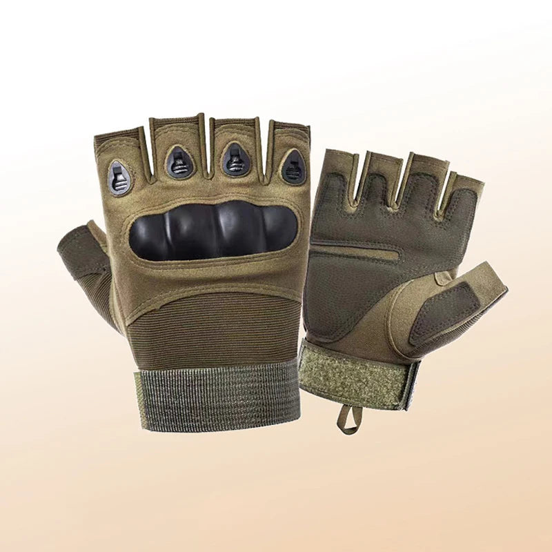 Half Finger Tactical Hunting Gloves Anti Skid Breathable - Smarsty