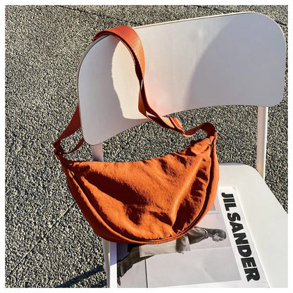 Casual Nylon Crossbody Bag for Women Large Capacity - Smarsty