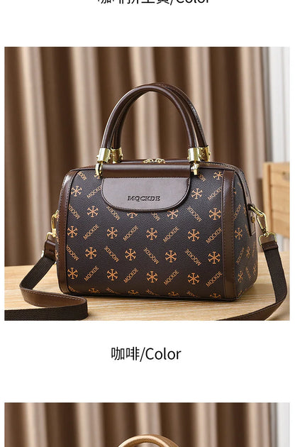 Soft Leather Women Crossbody Bag Large Capacity Versatile - Smarsty