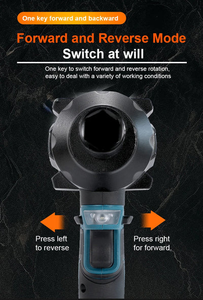 Heimerdinger 18V Brushless Cordless Impact Wrench 1000NM Torque - Smarsty
