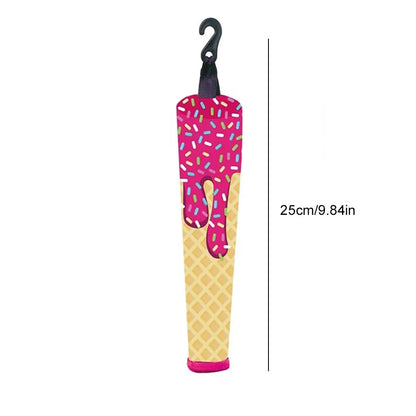 Baseball & Softball Handle Cover Cushy Zippered Sleeve Baseball Bat Handle Cover Hook for Hanging on Fence Baseball Accessories