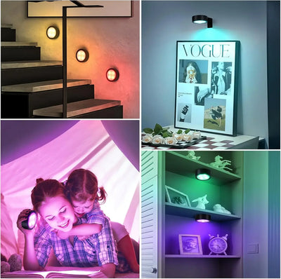 Magnetic LED Wall Light with Dimmable Touch Control - Smarsty