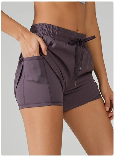 Yoga Shorts Women Fitness Top Spandex Neon Elastic Running Workout Short Leggings For Ladies Gym Sport Shorts Fitness Sportwear - Smarsty
