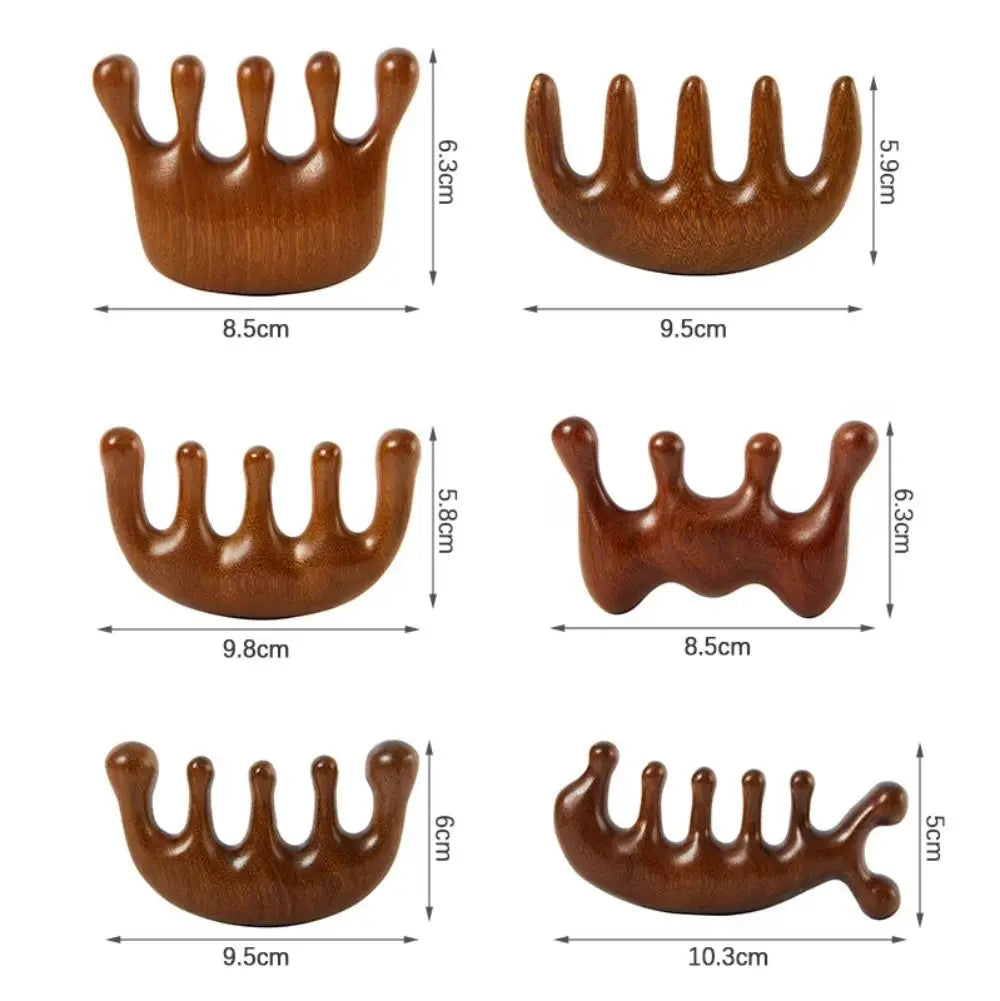 Natural Gua Sha Massage Comb for Stress Relief - Smarsty