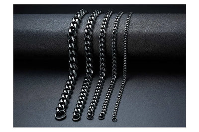 Vnox Men's Stainless Steel Cuban Link Chain Bracelet - Smarsty