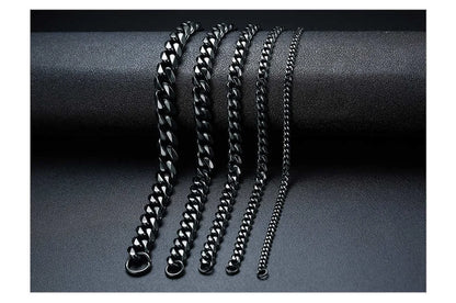 Vnox Men's Stainless Steel Cuban Link Chain Bracelet - Smarsty