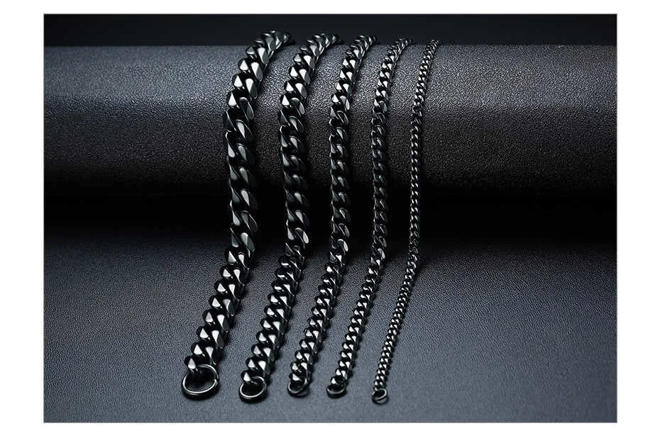 Vnox Men's Stainless Steel Cuban Link Chain Bracelet - Smarsty
