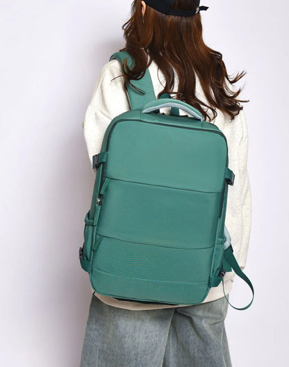 Couples Leisure Lightweight Backpack Travel Backpack Female New Backpack Student Schoolbag Large Capacity Travel Commuter Luggag - Smarsty
