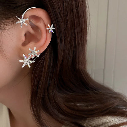 Luxury Crystal Butterfly Clip Earrings for Stylish Women - Smarsty