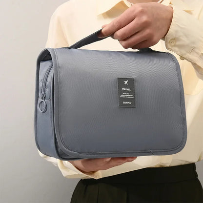 Travel Makeup Bag Waterproof Toiletries Organizer High Quality Women Neceser Bathroom Hook Wash Pouch Hook Makeup Storage Bag - Smarsty
