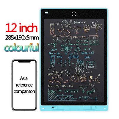 10/12/inch LCD Writing Tablet Drawing Board Kids Graffiti Sketchpad Toys Handwriting Blackboard Magic Drawing Board Kid Toy Gift - Smarsty