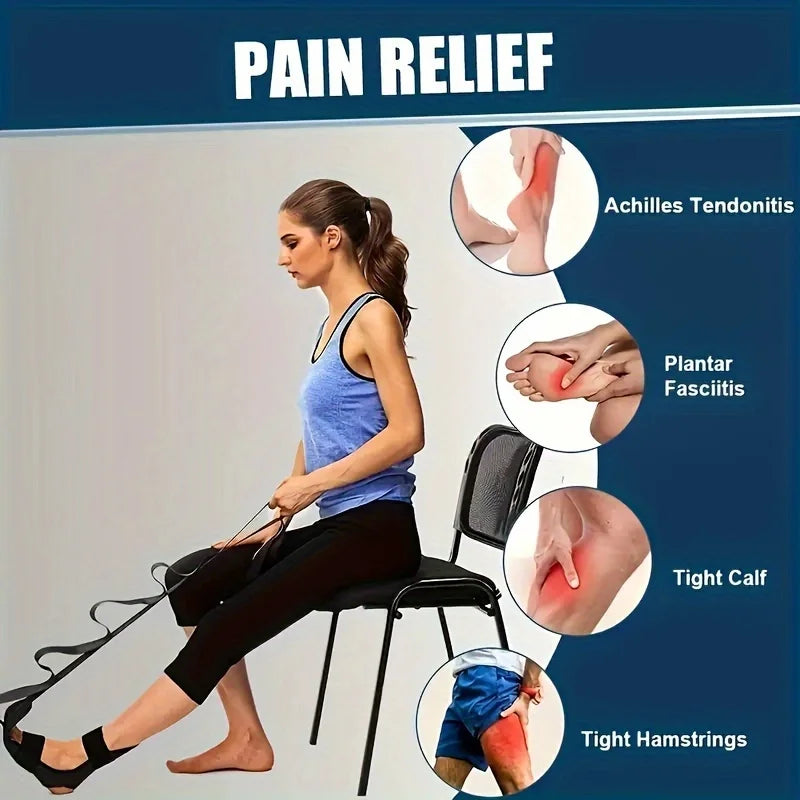 Yoga Stretching Bands Relieve Leg and Foot Tension, Yoga, Pilates, and Rehabilitation Training Leg and Foot Stretching Bands
