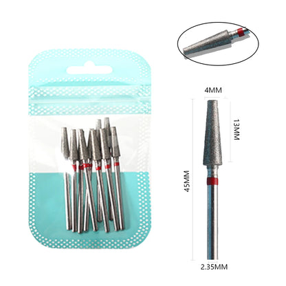 10 Piece Diamond Nail Drill Bit Set for Perfect Manicures - Smarsty