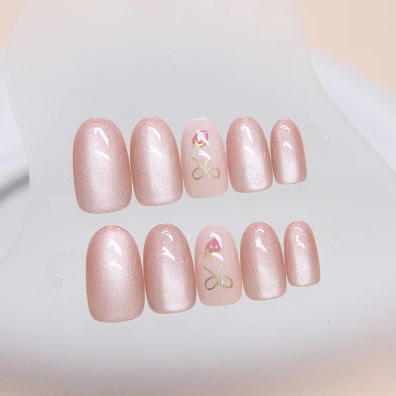 Cute Butterfly Nail Art Set with Detachable Pieces - Smarsty