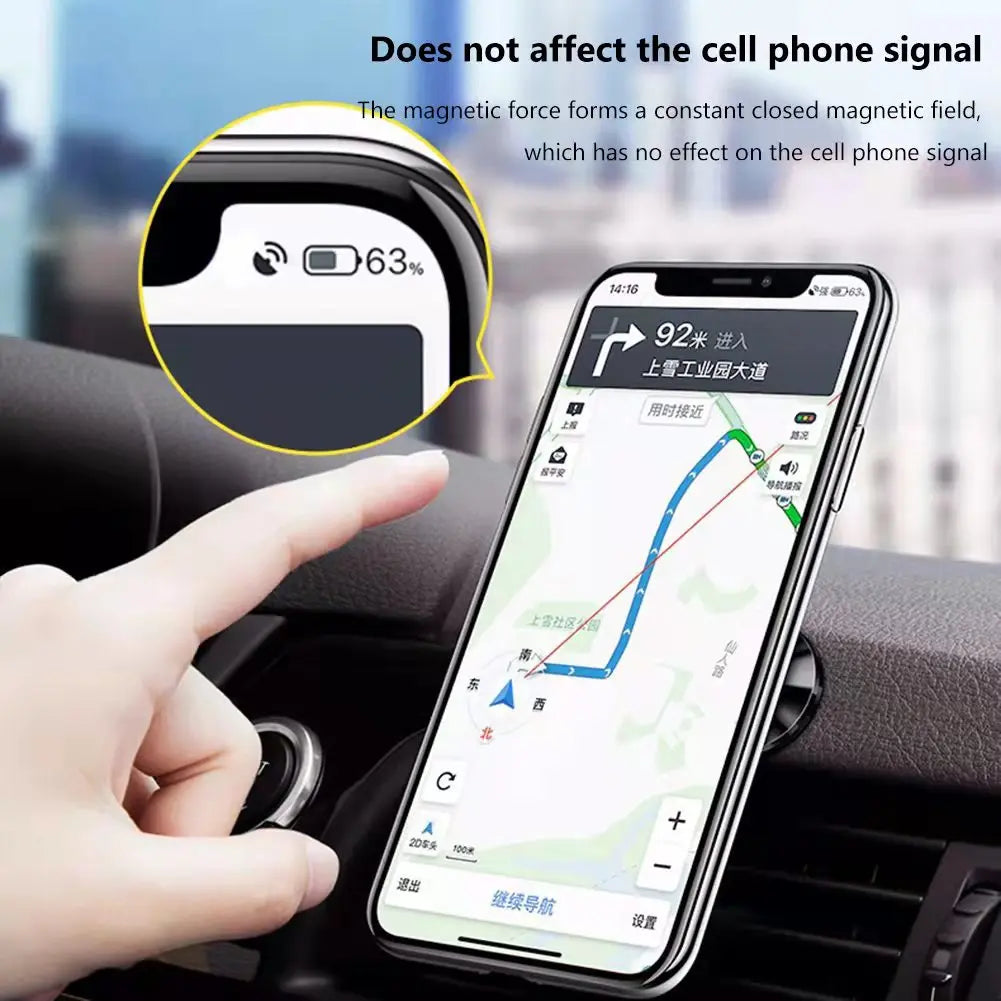 Magnetic Car Phone Holder Mount For GPS And iPhone Plus - Smarsty
