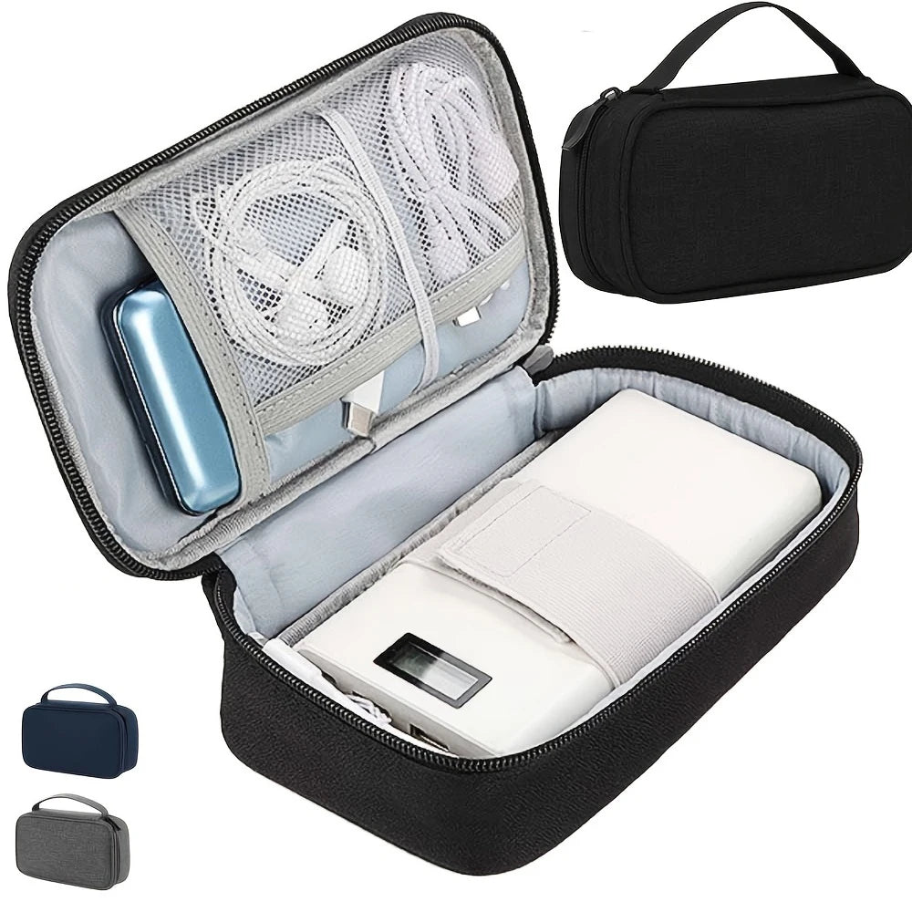 Travel Cable Organizer Case Zipper for Electronics - Smarsty