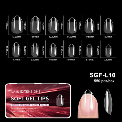 Luxury Soft Gel False Nail Tips for Elegant Manicure - Smarsty