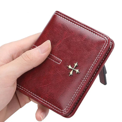 2023 New Mini Women Wallets Free Name Engraving Fashion Small Wallets Zipper PU Leather Quality Female Purse Card Holder Wallet - Smarsty