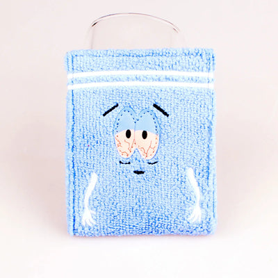 Towel cloth embroidered anime fashion wallet, designer personalized ID card holder - Smarsty