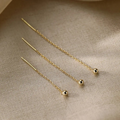 Silver Geometric Dangle Earrings for Women Stylish Drop Design - Smarsty