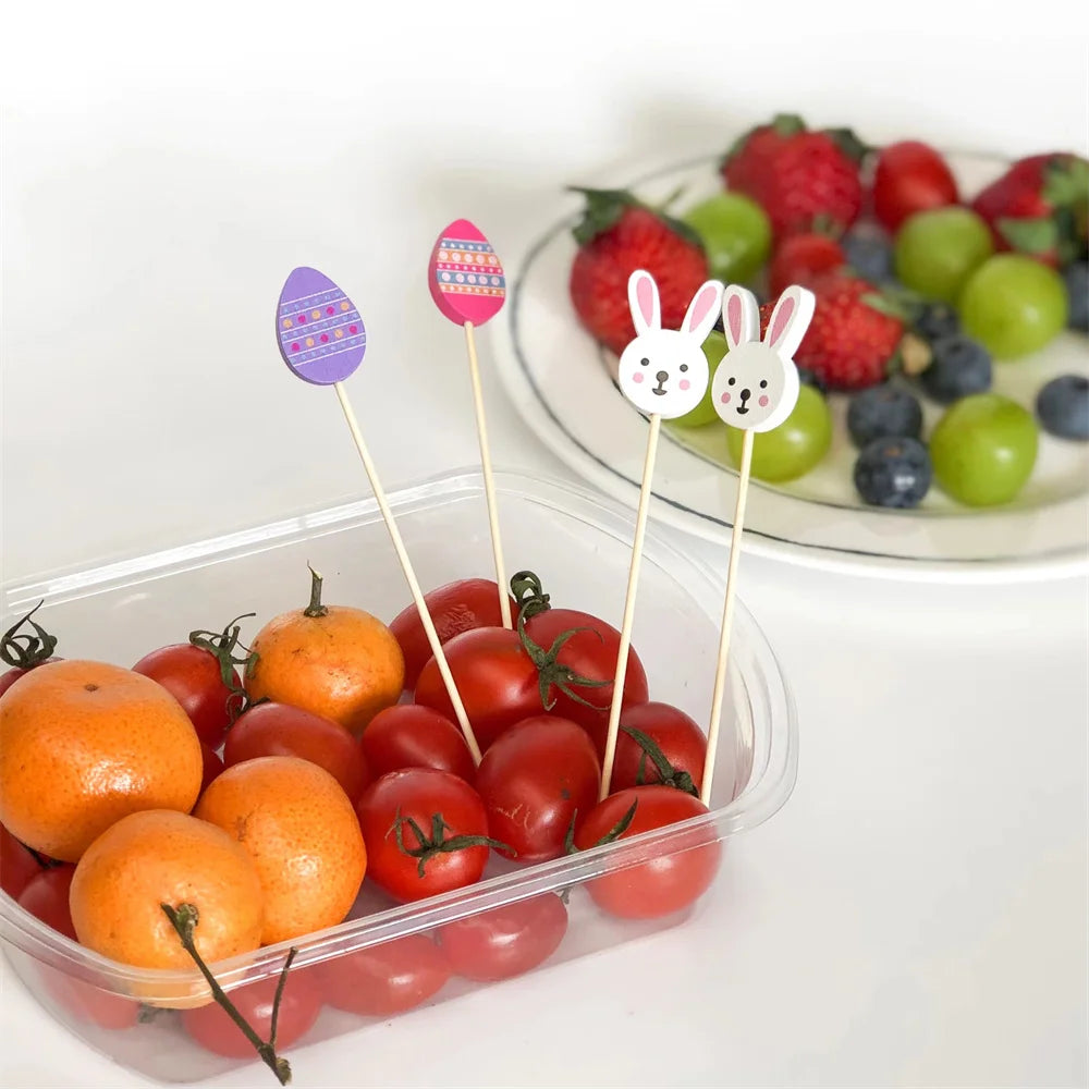 Easter Disposable Bamboo Skewers for Festive Decor - Smarsty