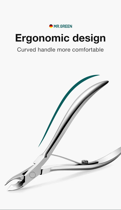 Stainless Steel Cuticle Nipper and Pusher Tool - Smarsty