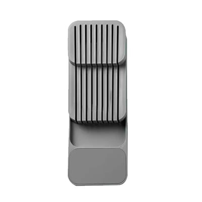 Kitchen Drawer Cutlery Storage Tray Knife Holder Spoon Forks Tableware Organizer Container For Spice Bottles Knives Block Rack by Smarsty