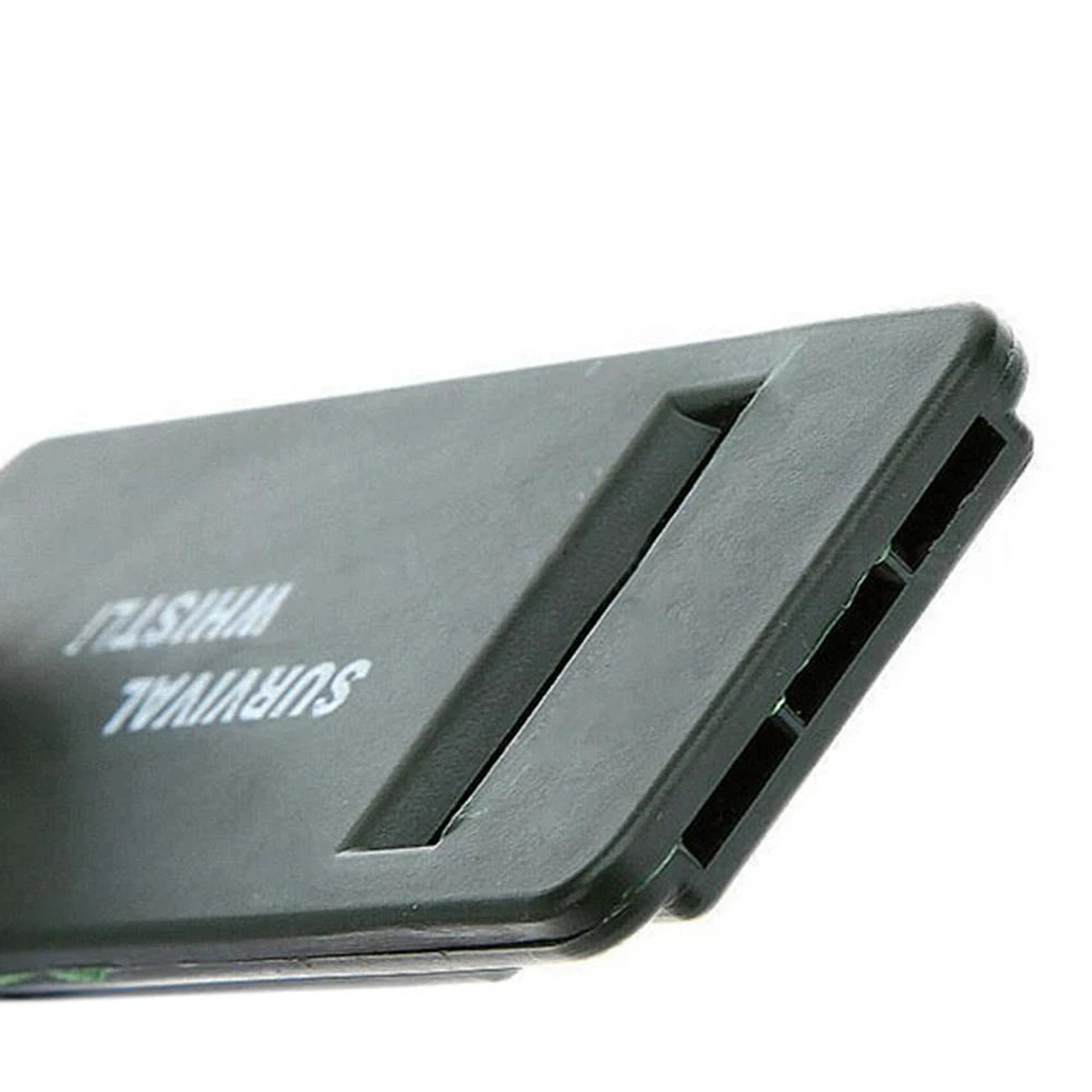 3-Frequency Whistle High Decibel Survival Whistle Outdoor Hiking Camping Whistle 3 Holes Hunting Whistle Emergency Survival Tool by Smarsty