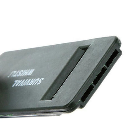 3-Frequency Whistle High Decibel Survival Whistle Outdoor Hiking Camping Whistle 3 Holes Hunting Whistle Emergency Survival Tool by Smarsty