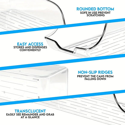 1 Piece Kitchen Storage Cans Soda Storage Cans Refrigerator Freezer Storage Dispensers Container Kitchen Accessories Organizer