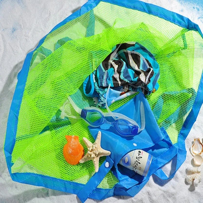 Portable Mesh Beach Tote For Kids Bath Toy Storage Bag - Smarsty