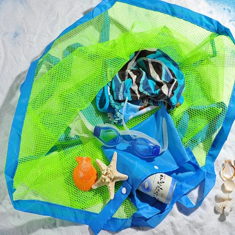Portable Mesh Beach Tote For Kids Bath Toy Storage Bag - Smarsty