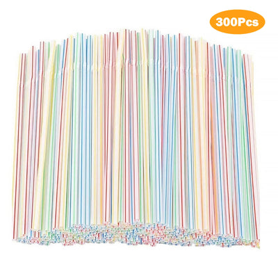 Colorful Flexible Plastic Drinking Straws for Parties - Smarsty